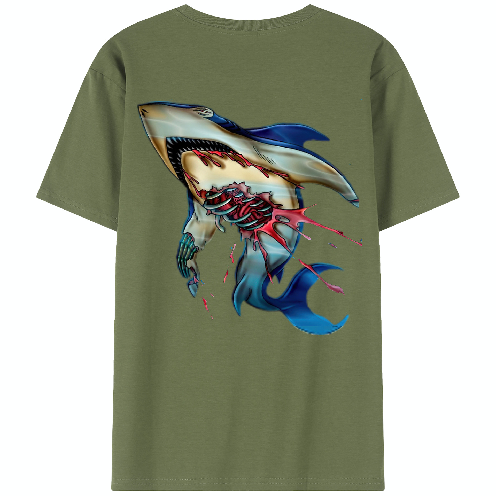 （画像用） 遊☆戯☆王 Yu-Gi-Oh! 綿100％半袖Tシャツ（背面プリント）